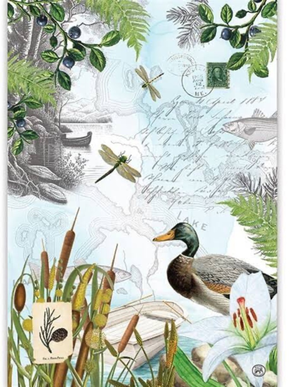Michel Design Works Teatowel-NWT